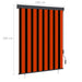 Rolgordijn voor buiten 140x250 cm oranje en bruin