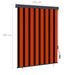 Rolgordijn voor buiten 140x250 cm oranje en bruin