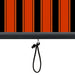 Rolgordijn voor buiten 160x250 cm oranje en bruin