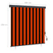 Rolgordijn voor buiten 160x250 cm oranje en bruin