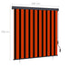 Rolgordijn voor buiten 160x250 cm oranje en bruin