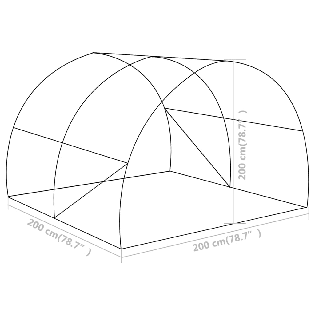 Kas 4 m² 2x2x2 m