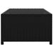 Tuinstoelen 2 st verstelbaar met tafel poly rattan zwart