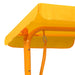 Kinderschommelbank 115x75x110 cm stof geel