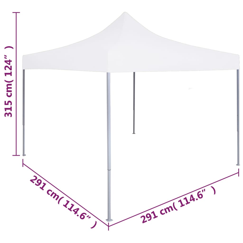 Partytent Inklapbaar 3X3 M Staal Nee