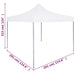 Partytent Inklapbaar 3X3 M Staal Nee