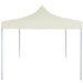 Partytent professioneel inklapbaar 2x2 m staal crème