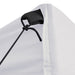 Partytent met 4 zijwanden inklapbaar 2x2 m staal wit