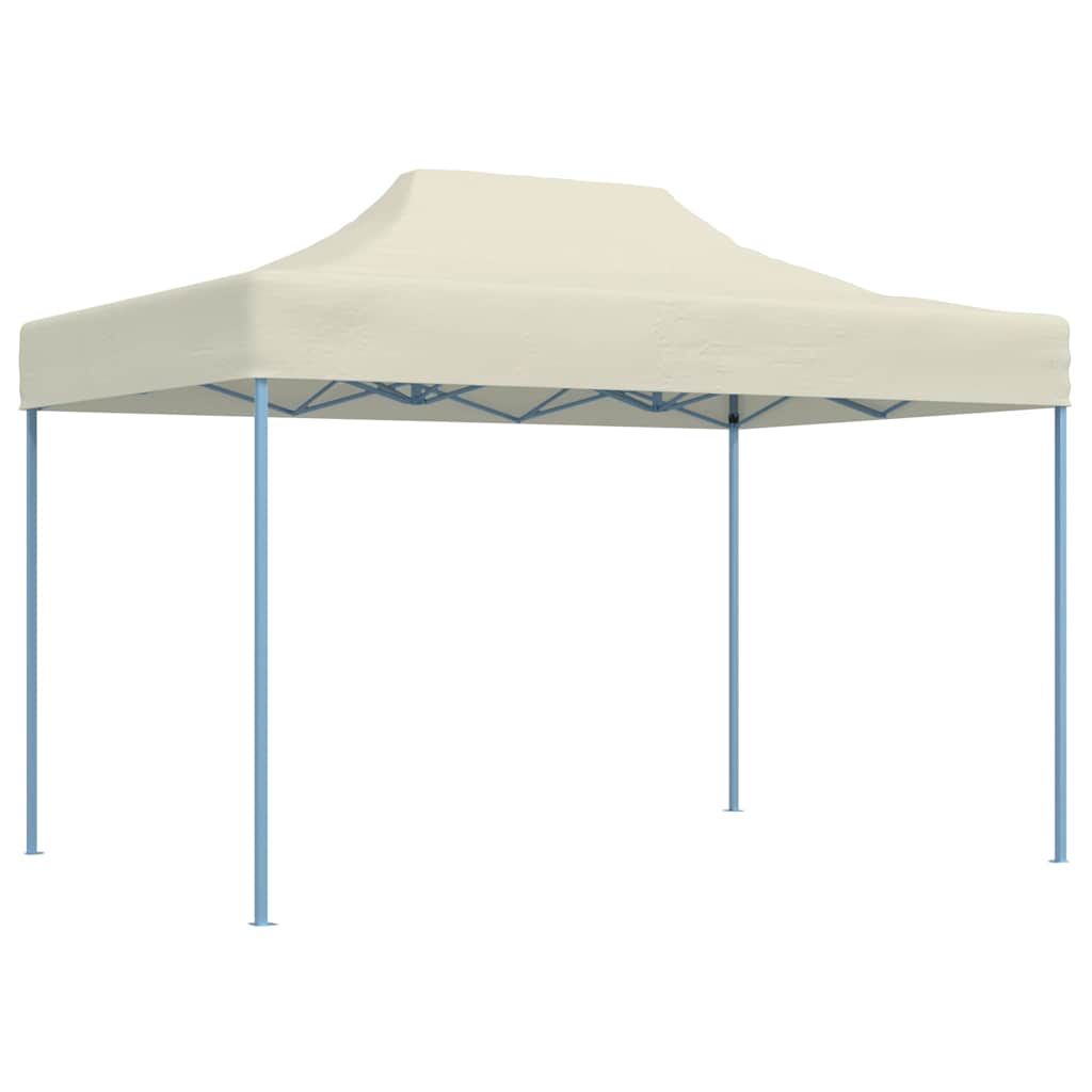 Partytent inklapbaar 3x4 m staal crème