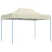 Partytent inklapbaar 3x4 m staal crème