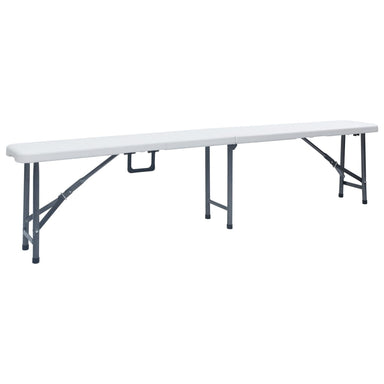Tuinbanken Inklapbaar 180 Cm Hdpe Wit