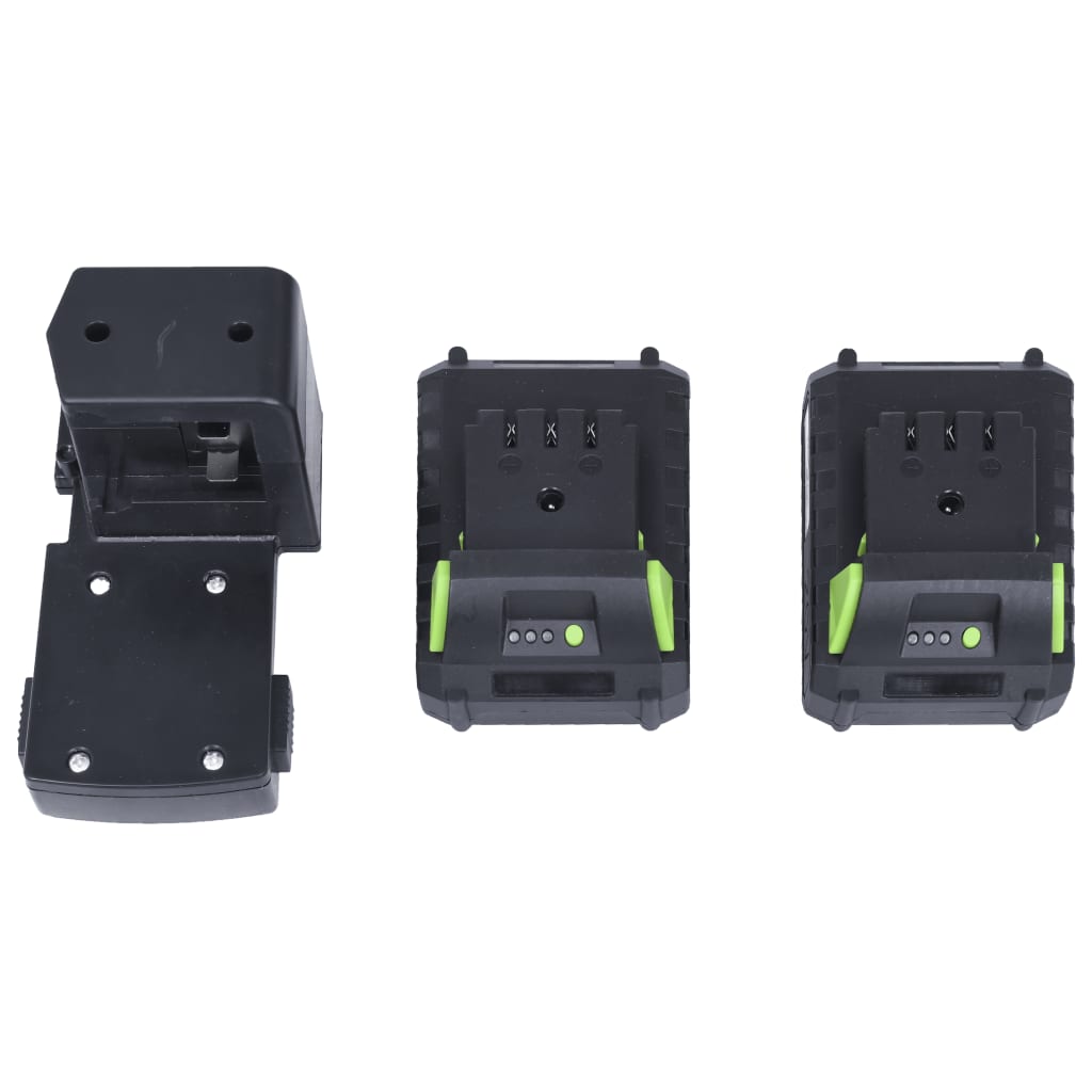 Accugrasmaaier met 2 accu's 20 V 2000 mAh Li-ion