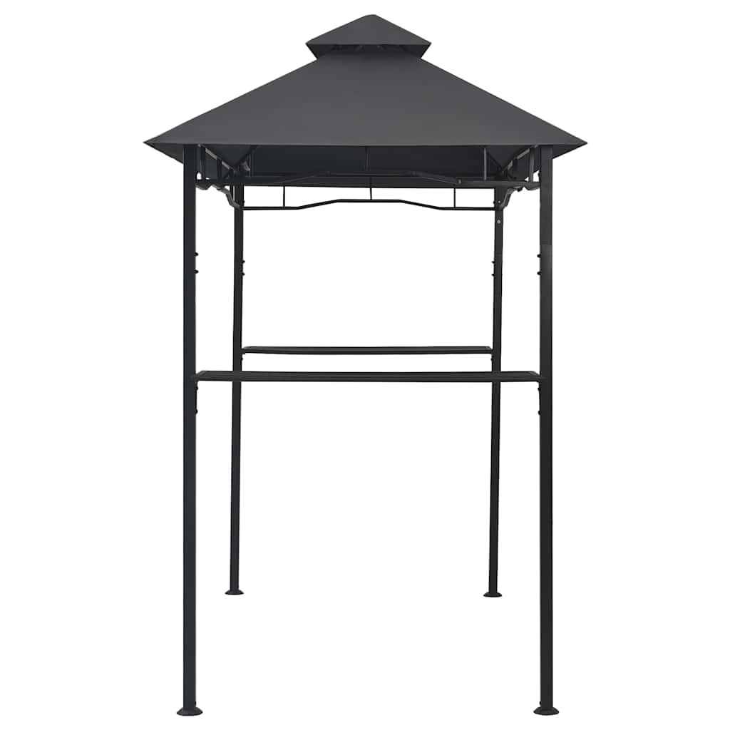 Barbecue paviljoen 240x150x255 cm staal antraciet
