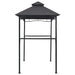 Barbecue paviljoen 240x150x255 cm staal antraciet