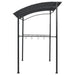 Barbecue paviljoen 215x150x220 cm staal antraciet