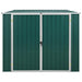 Tuinschuur 195x198x159 cm gegalvaniseerd staal groen