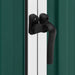 Tuinschuur 195x198x159 cm gegalvaniseerd staal groen