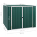 Tuinschuur 195x198x159 cm gegalvaniseerd staal groen
