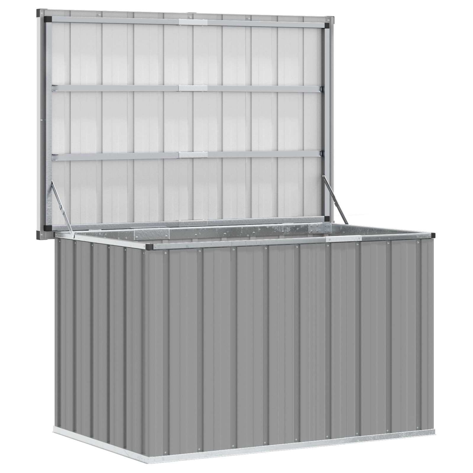Tuinbox 109x67x65 cm grijs