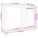 Brandhoutschuur 245x98x159 cm gegalvaniseerd staal grijs