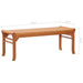 Tuinbank 2-zits 120 cm massief eucalyptushout