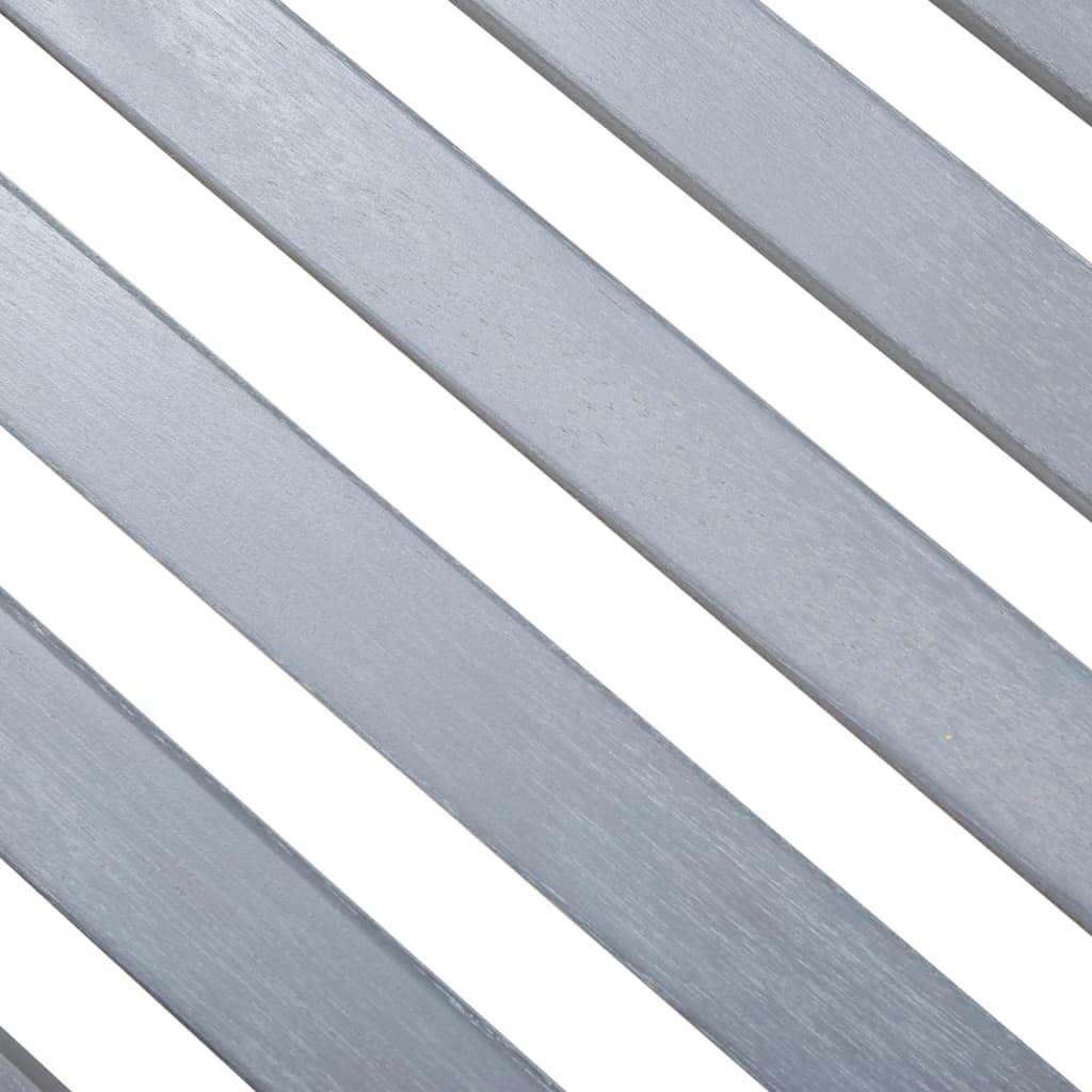 Tuinbank 3-Zits 150 Cm Massief Eucalyptushout Grijs 150 x 60 x 89 cm