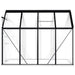 Tuinkas met basisframe 4,75 m² aluminium antracietkleurig