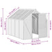 Tuinkas met basisframe 4,75 m² aluminium antracietkleurig