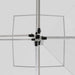 Partytent inklapbaar met wanden 2x2 m aluminium wit