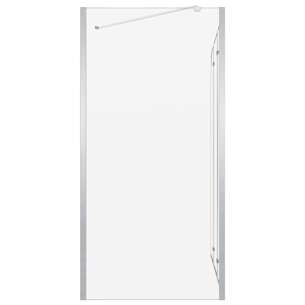 Badwand 120x69x130 cm gehard glas transparant