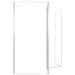 Badwand 120x69x130 cm gehard glas transparant