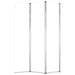 Badwanden 2 st 104x130 cm gehard glas transparant