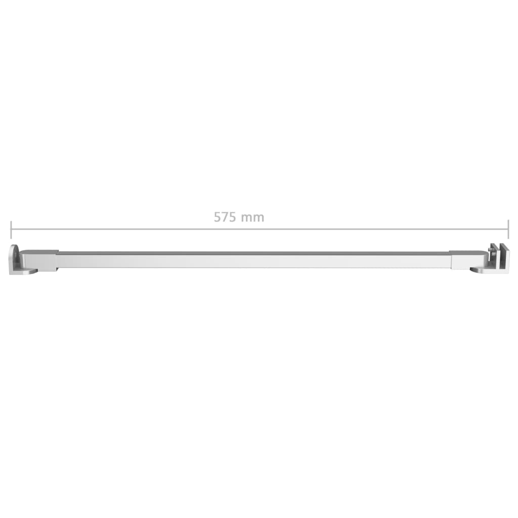 Stabilisatiestang voor badwand 57,5 cm roestvrij staal