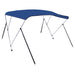 Biminitop 3-boogs 183x160x137 cm blauw