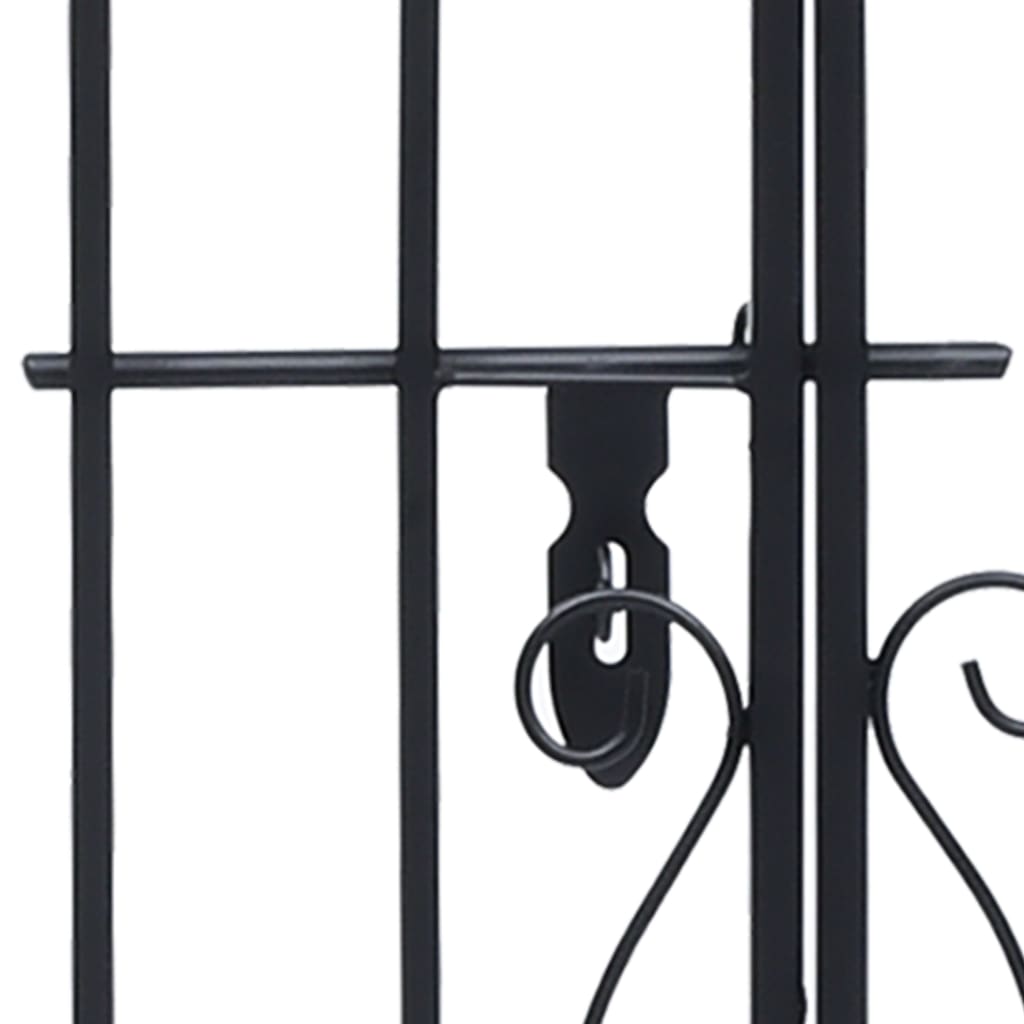 Poort decoratief 122x20,5x100 cm smeedijzer