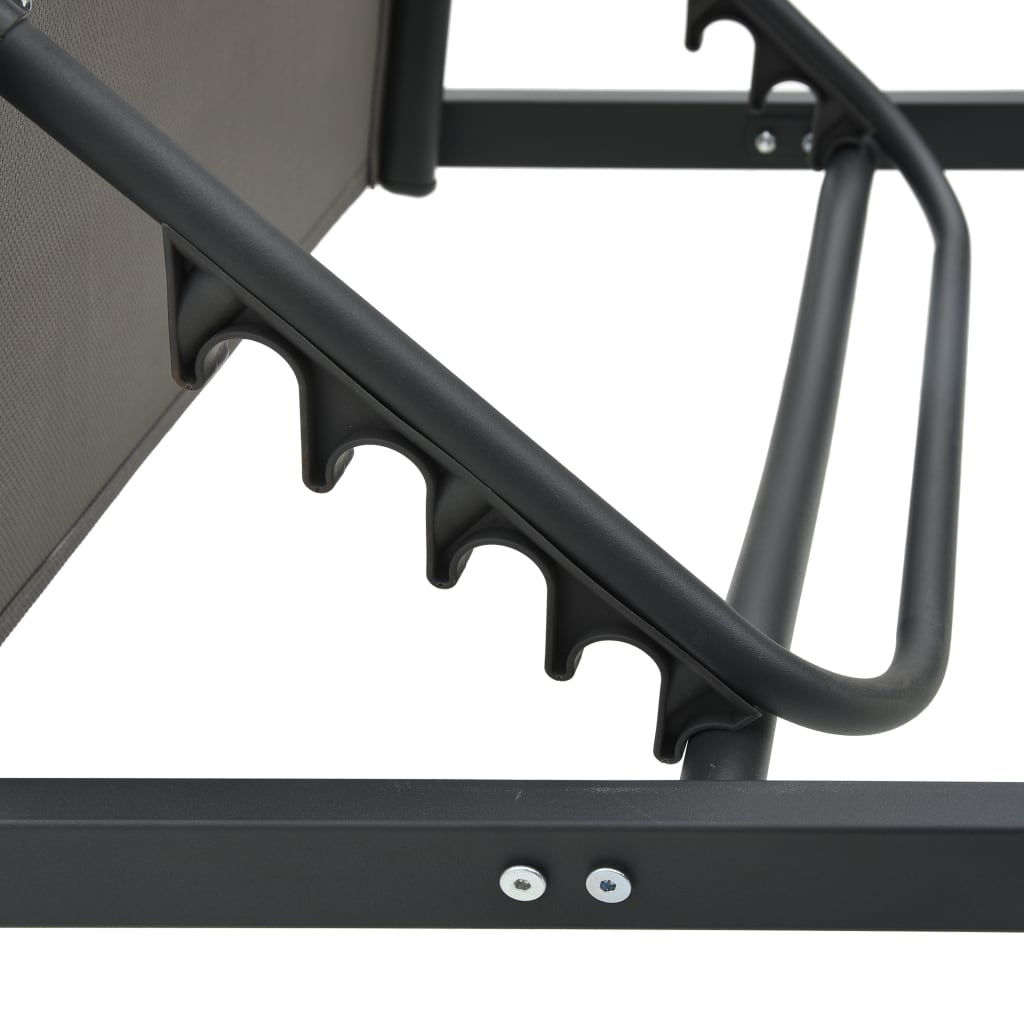 Ligbed aluminium en textileen