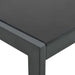 Ligbedden 2 st met tafel textileen en staal