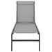 Ligbedden 2 st met tafel textileen en staal