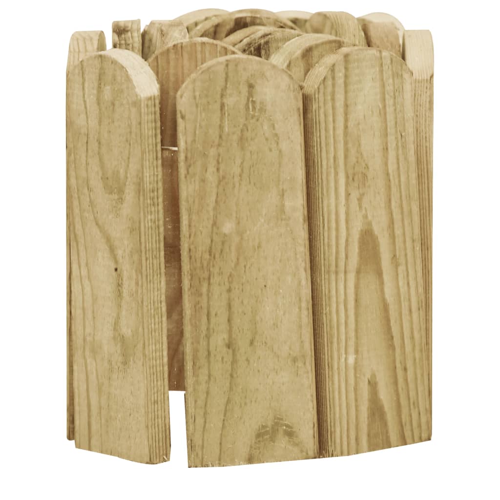 Gazonrand 120 cm geïmpregneerd grenenhout groen