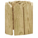 Gazonrand 120 cm geïmpregneerd grenenhout groen