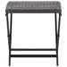 Kruk inklapbaar poly rattan bruin