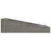 Tuinbed 110x200 cm poly rattan grijs