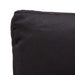 Tuinbank 2-zits met kussens 124 cm poly rattan zwart
