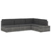 Hoekbank Met Linkerarmleuning Sectioneel Poly Rattan Zwart 1 Hoekbank (linkerarmleuning)