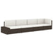 Hoekbank Met Linkerarmleuning Sectioneel Poly Rattan Zwart 1 Hoekbank (linkerarmleuning)