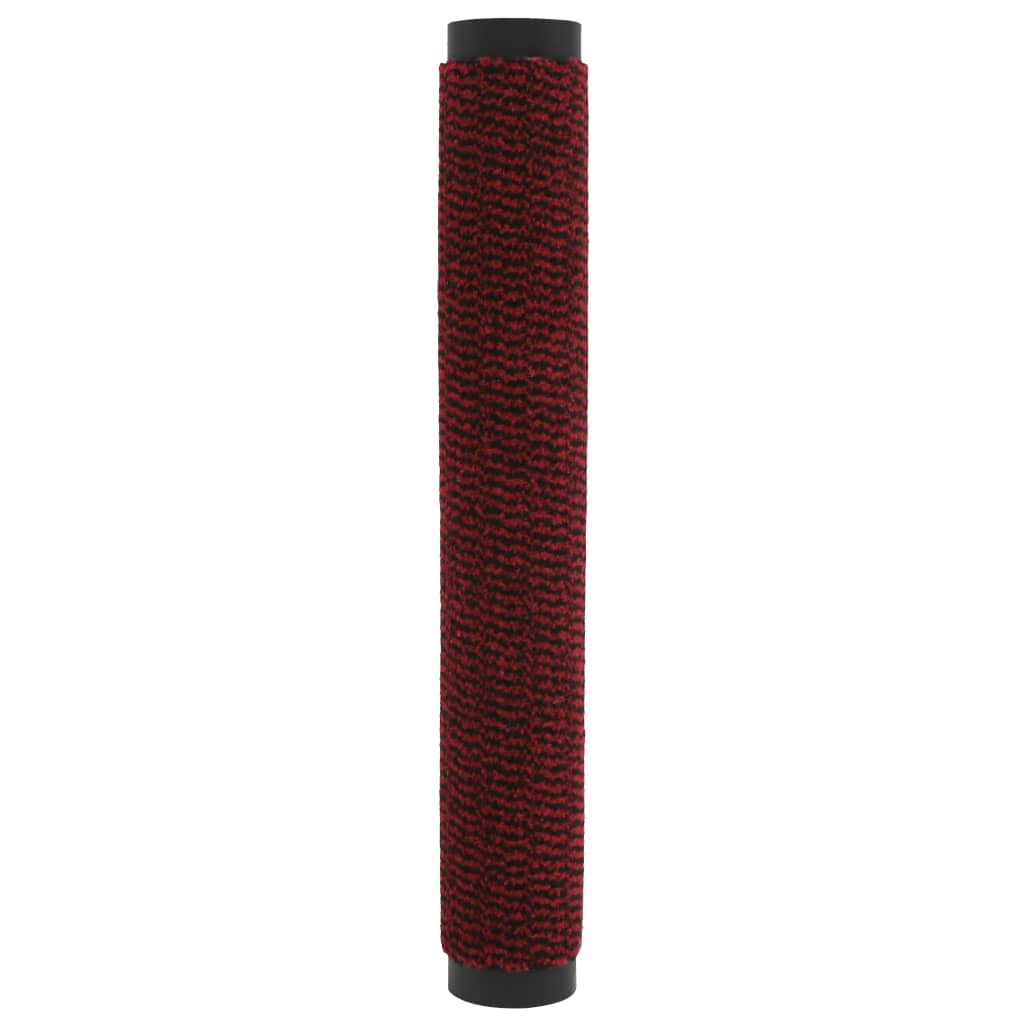 Droogloopmatten 2 st rechthoekig getuft 40x60 cm rood
