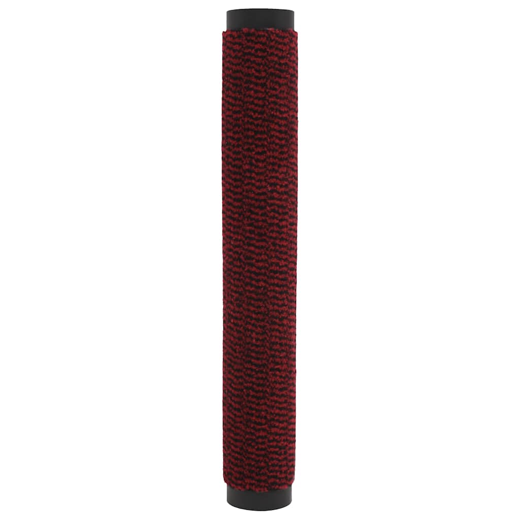 Droogloopmatten 2 st rechthoekig getuft 120x180 cm rood
