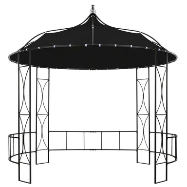 Prieel rond 300x290 cm antraciet