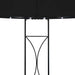 Prieel rond 300x290 cm antraciet