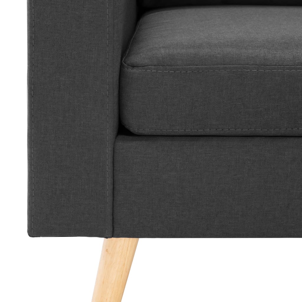Fauteuil stof donkergrijs